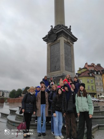 Wycieczka po Warszawie klasa 8b