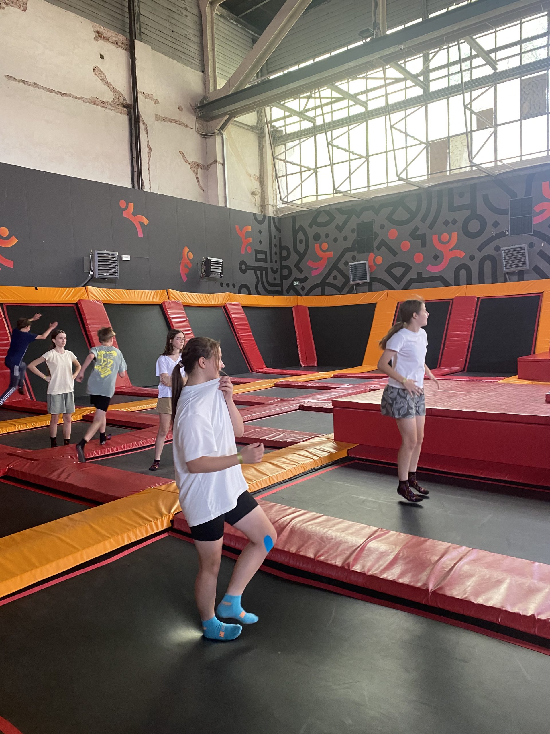 Wyjście klasy 7b na trampoliny